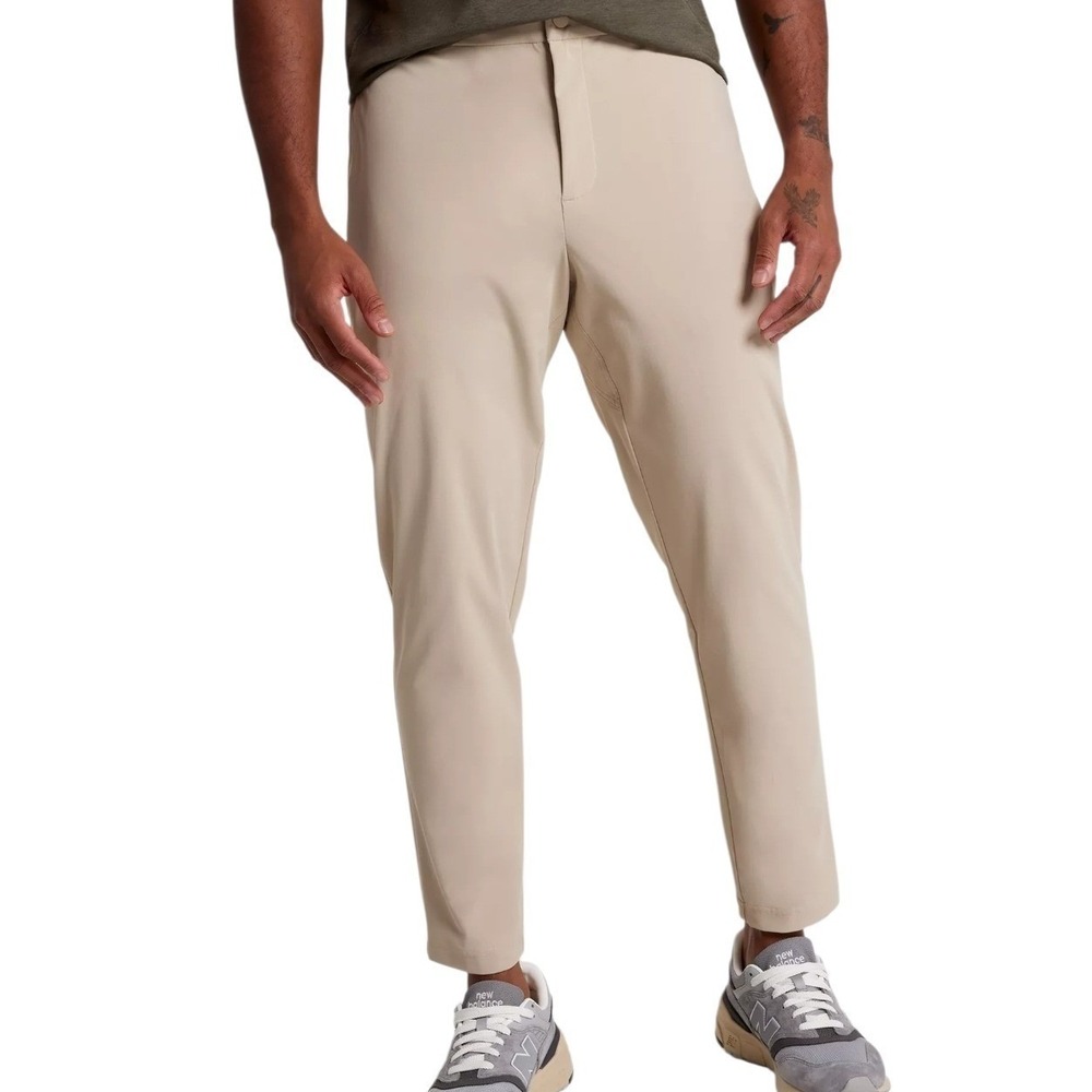 VRST Limitless Performance Pants Mens XL Khaki Slim Fit Tapered Pant Stretch New